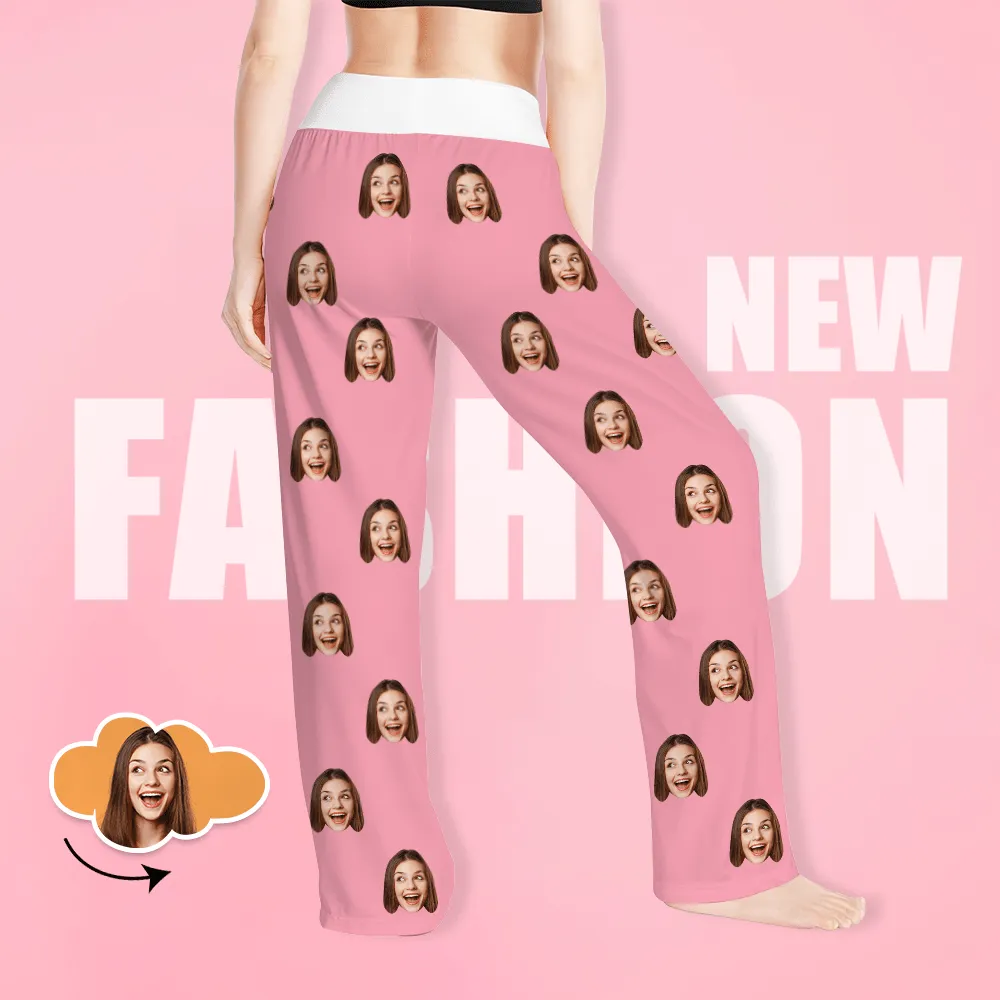 Custom Pajamas Sets Face Sleepwear Personalized Photo Jammies Housewarming Gifts For Mother