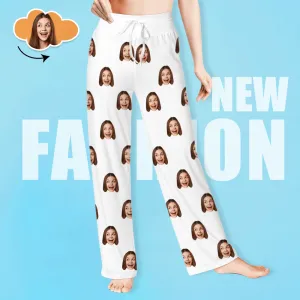 Custom Pajamas Sets Face Sleepwear Personalized Photo Jammies Housewarming Gifts For Mother