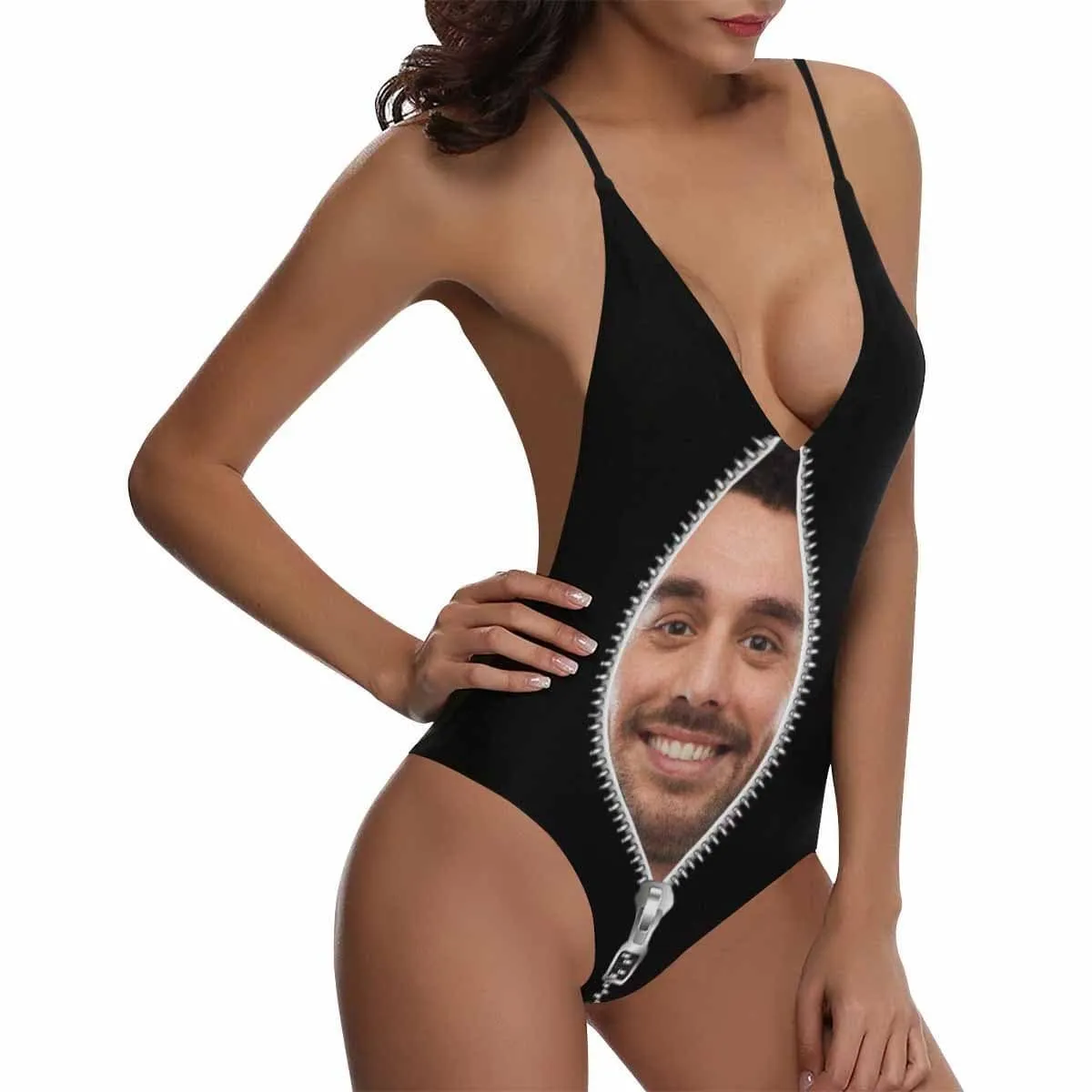 Customized Face Swimsuit Photo Swimwear Custom Swimming Suits