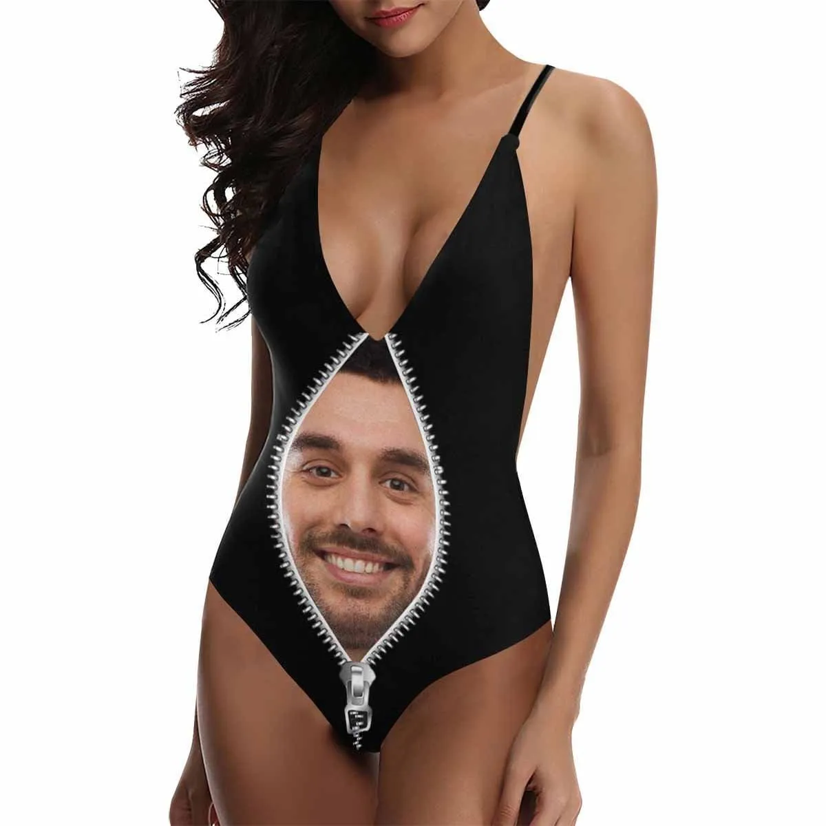 Customized Face Swimsuit Photo Swimwear Custom Swimming Suits