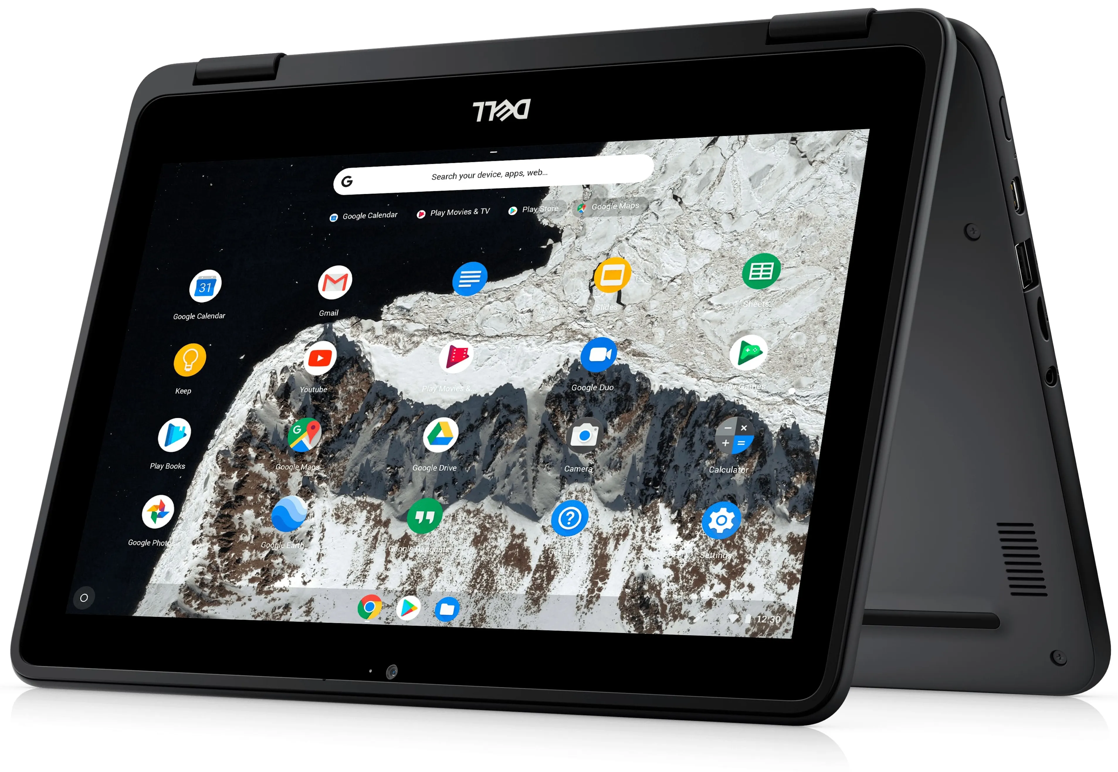 Dell 3100 2-in-1 11.6-inch Touchscreen Chromebook - Intel N4020 4GB RAM 32GB SSD Webcam ChromeOS AUE June 2029