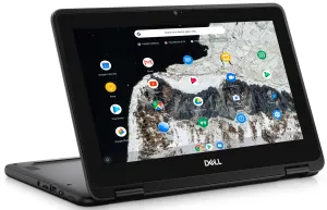 Dell 3100 2-in-1 11.6-inch Touchscreen Chromebook - Intel N4020 4GB RAM 32GB SSD Webcam ChromeOS AUE June 2029