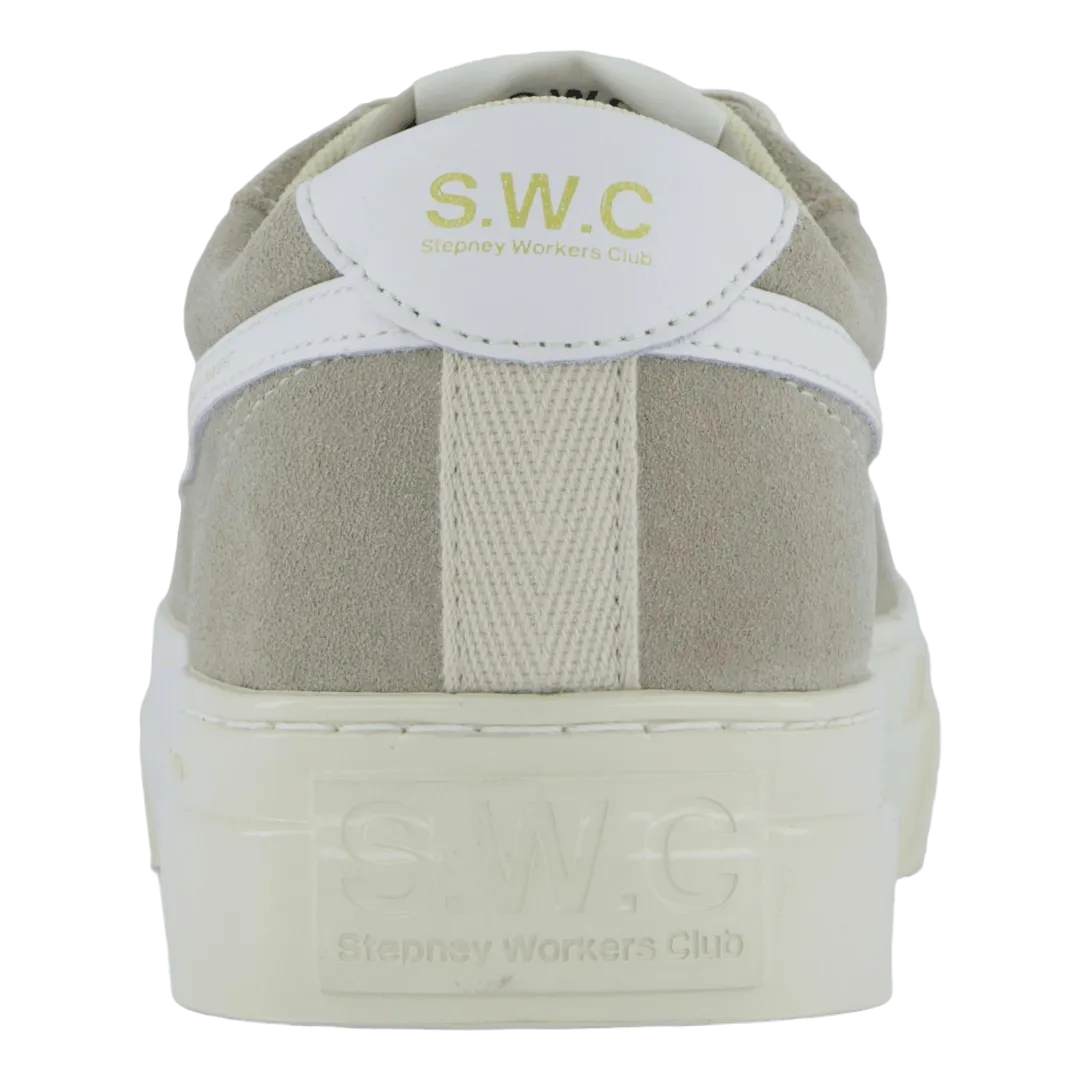 Dellow S-strike Cup Suede Lt Grey & White