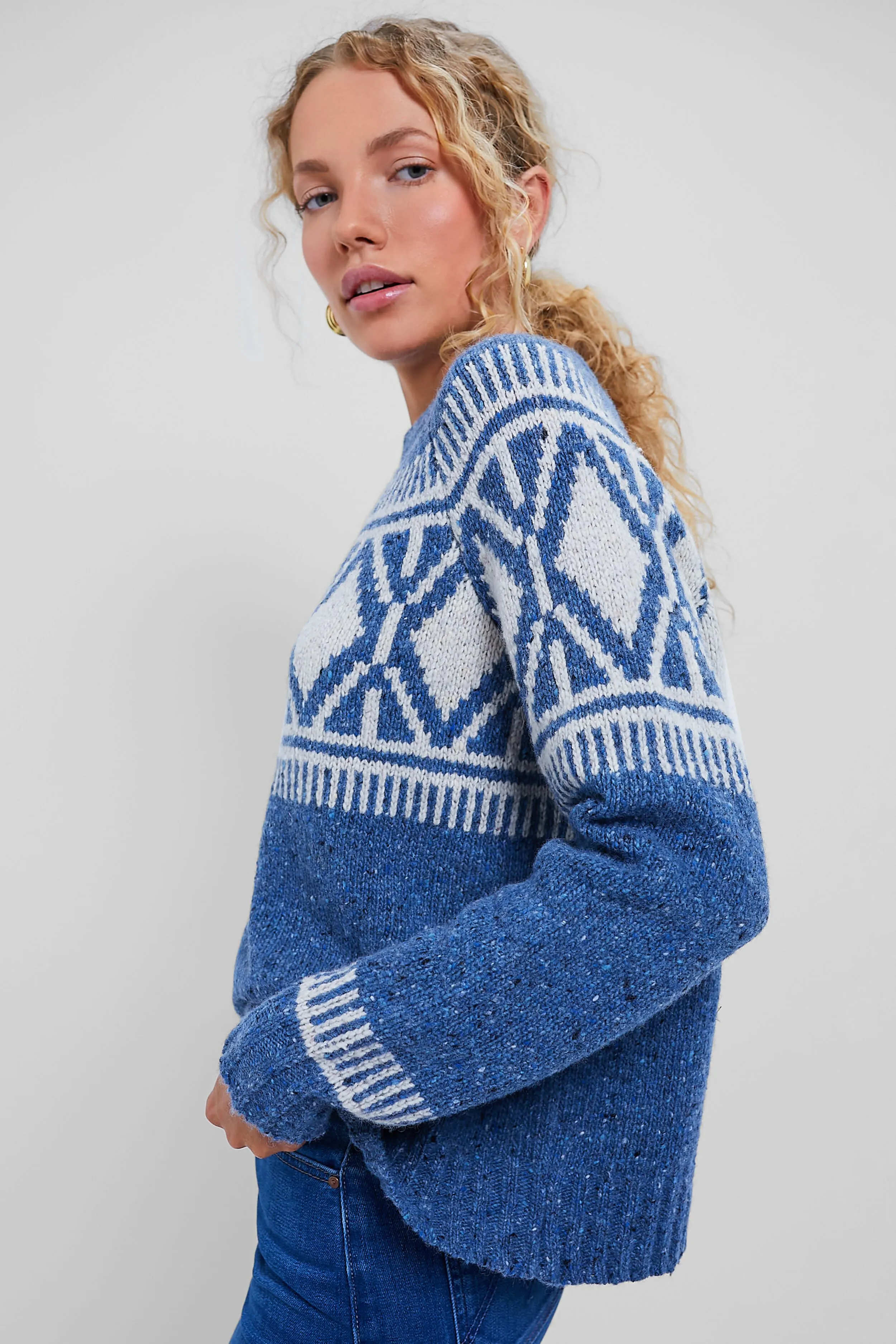 Denim and Cream Naomi Crewneck