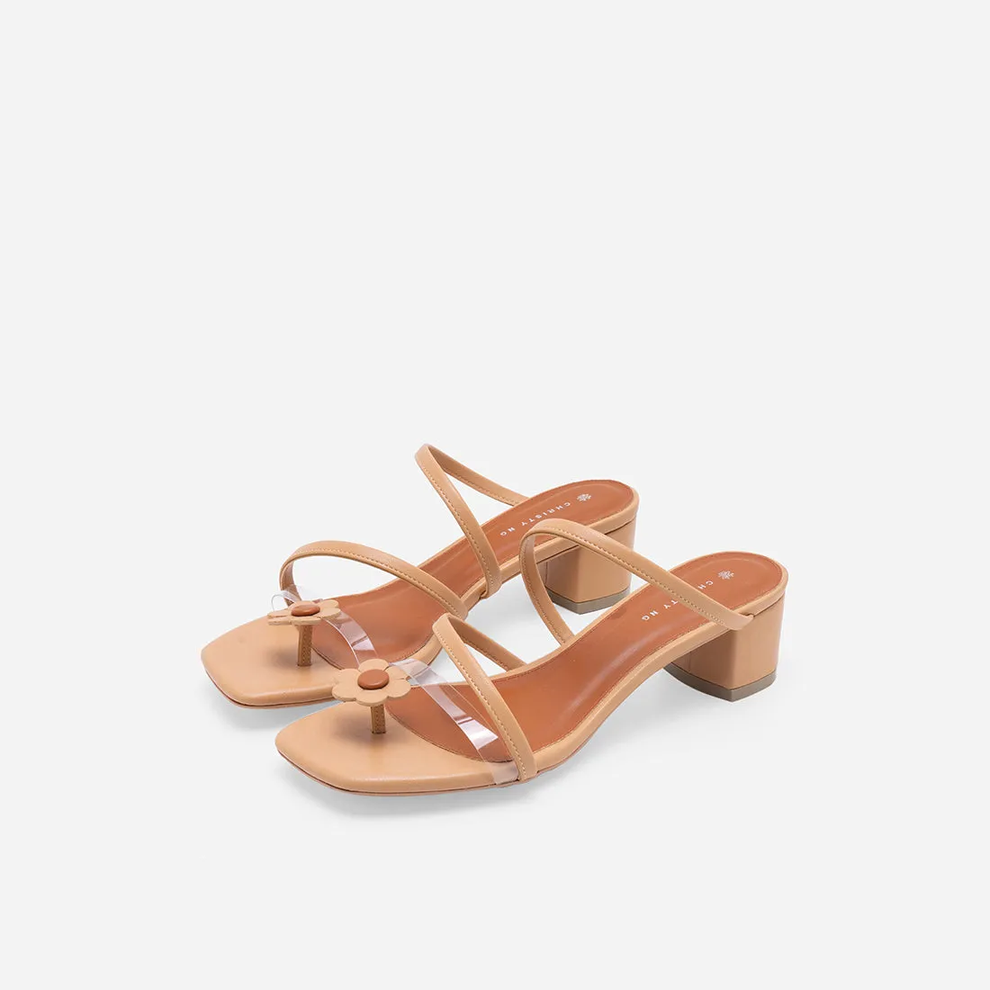 Diana Strappy Mules (Flower Edition)