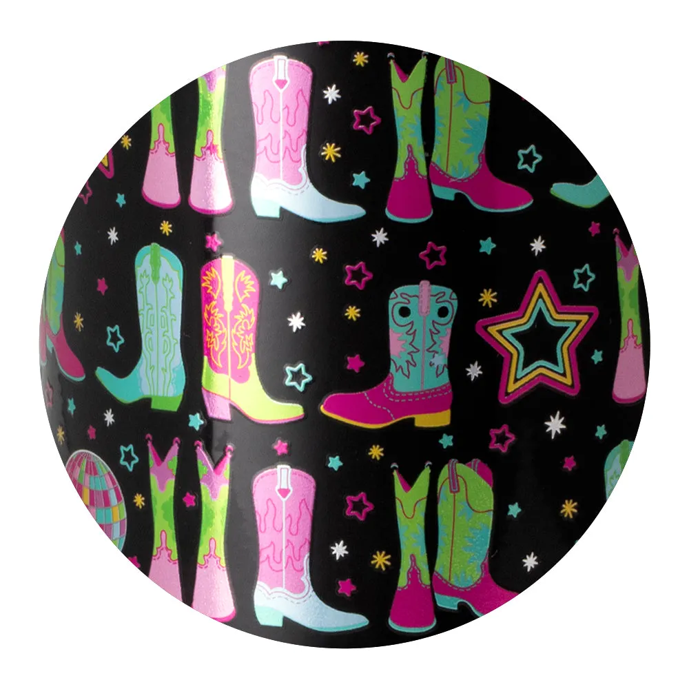 Disco Cowgirl Skinny Can Cooler 12oz