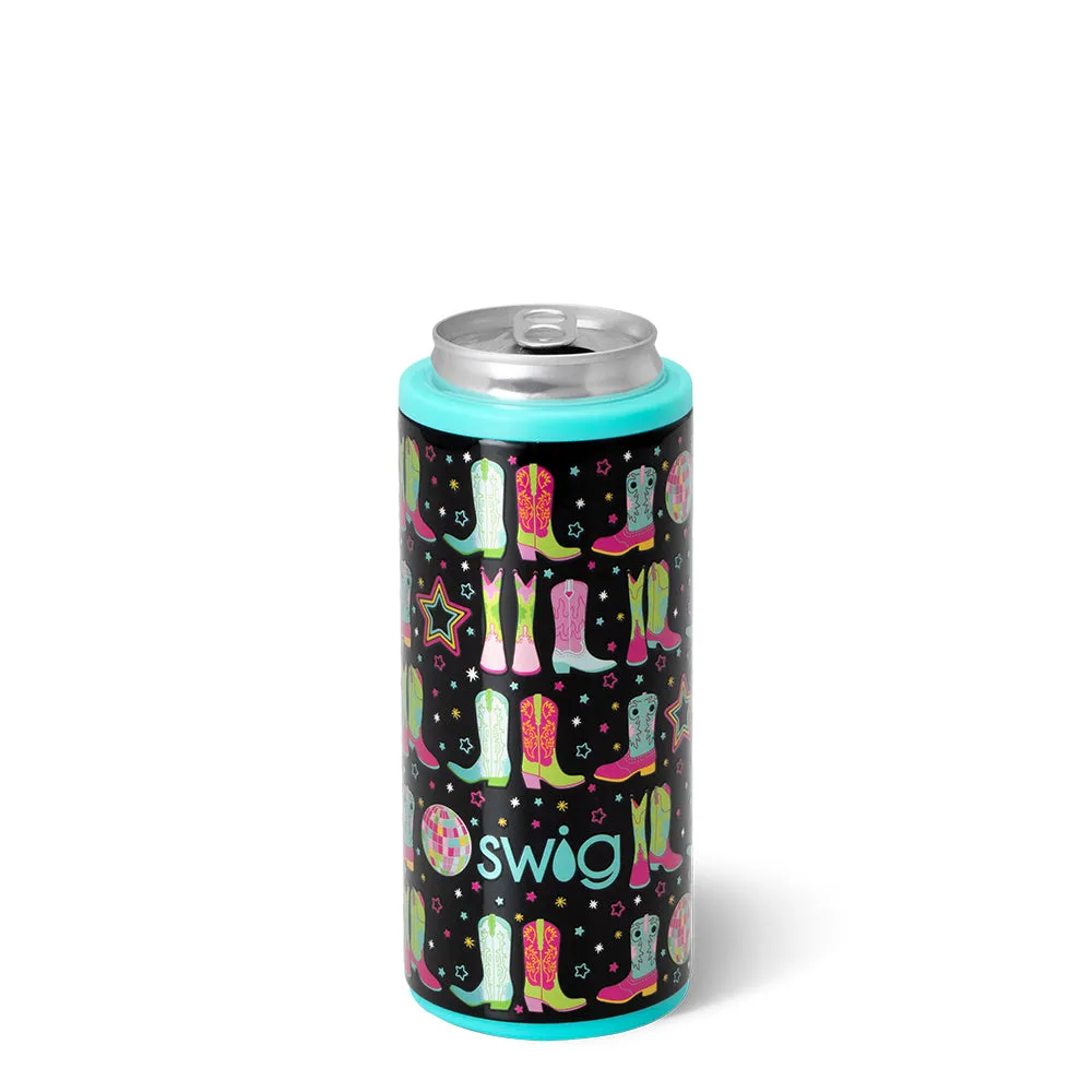 Disco Cowgirl Skinny Can Cooler 12oz