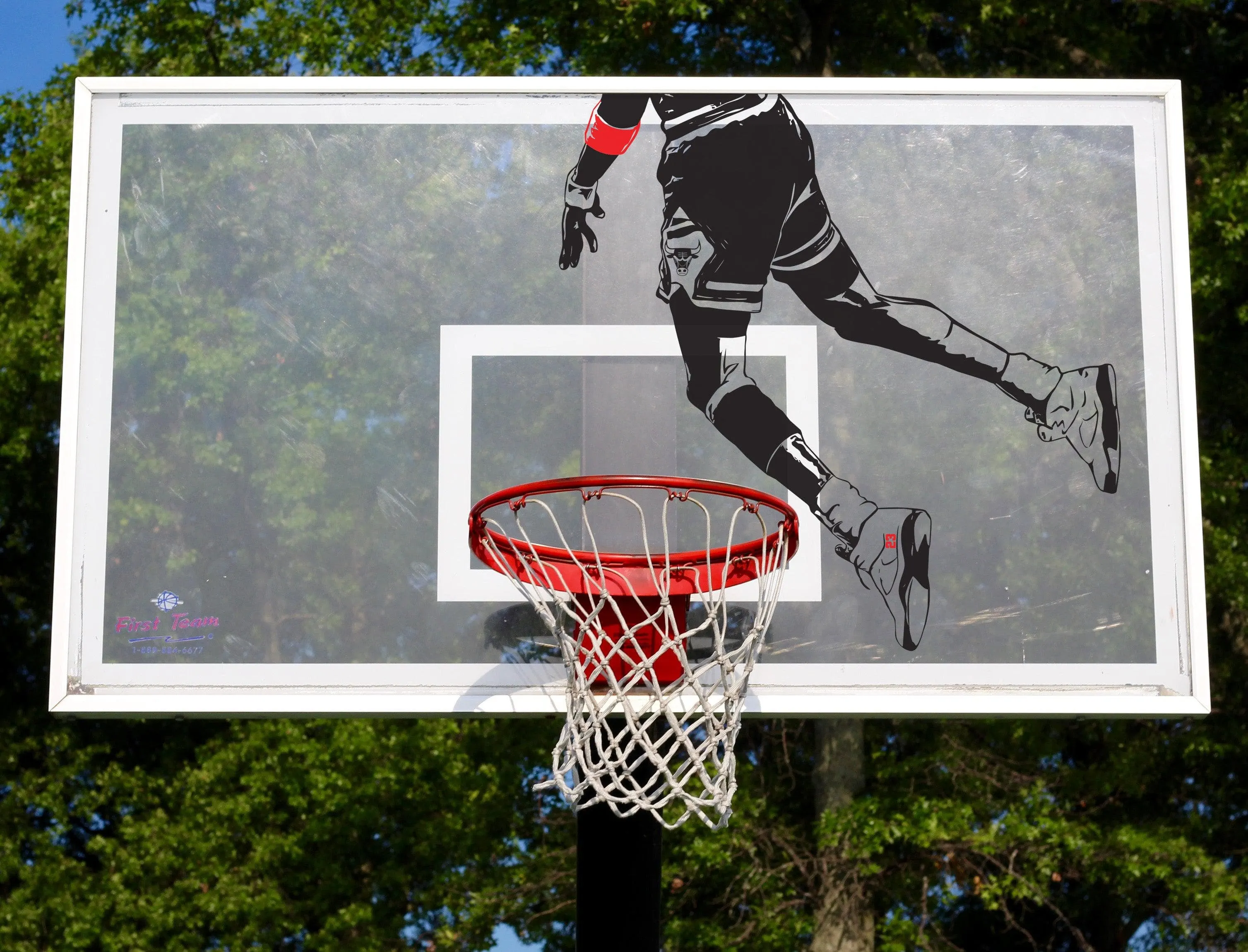Dunking Wall Decal. Sneakerhead Wall Decor. Hypebeast Basketball Dunk Wall Art. #6585