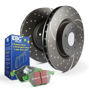 EBC Brakes S3KF1264 S3 Kits Greenstuff 6000 and GD Rotors Truck/SUV
