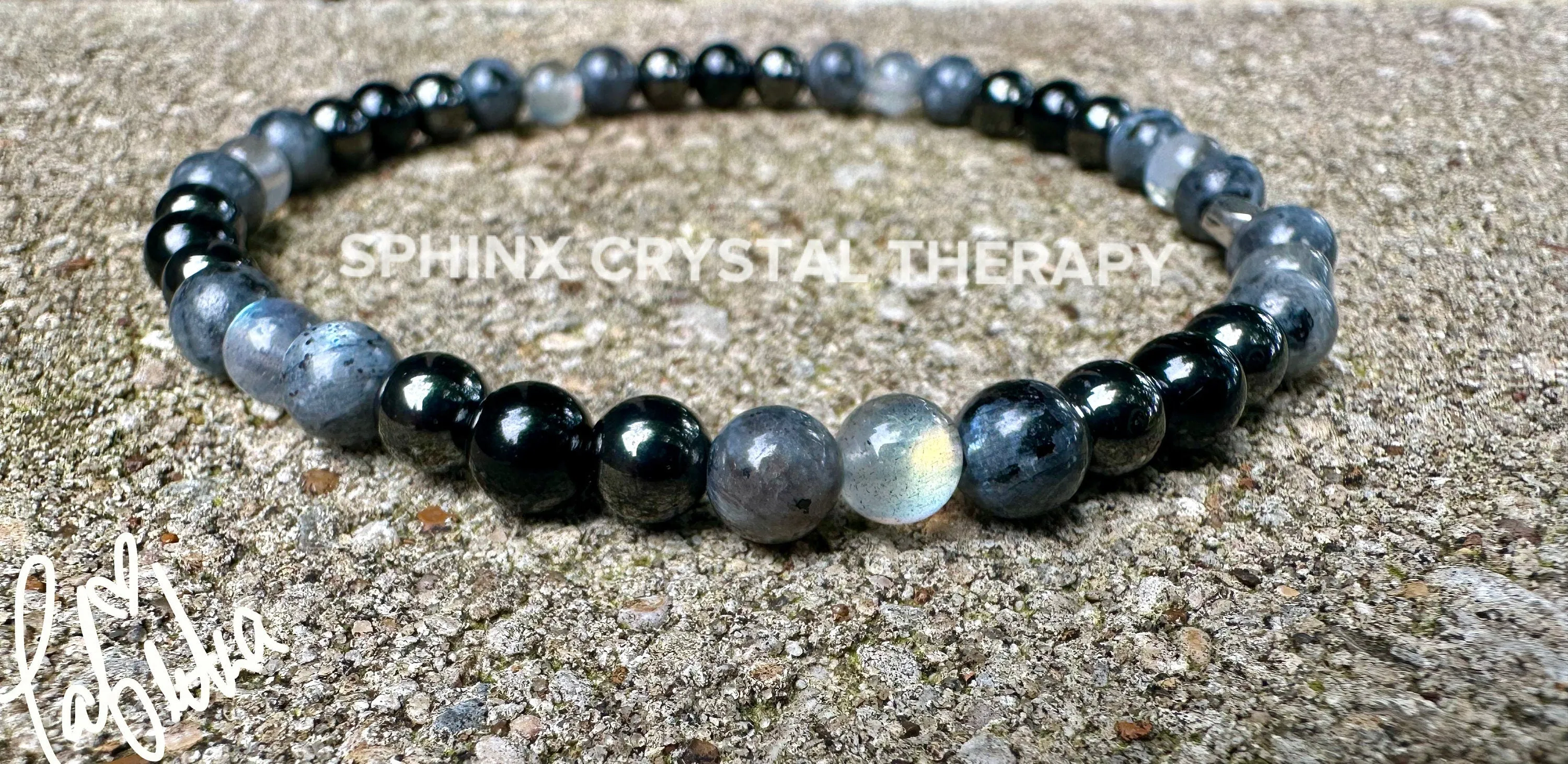 Empath Protection Anklet - Absorb Negativity " The Empath's Rainboots " - Empathy Aura Shield - Black Tourmaline Gemstone Crystal Healing