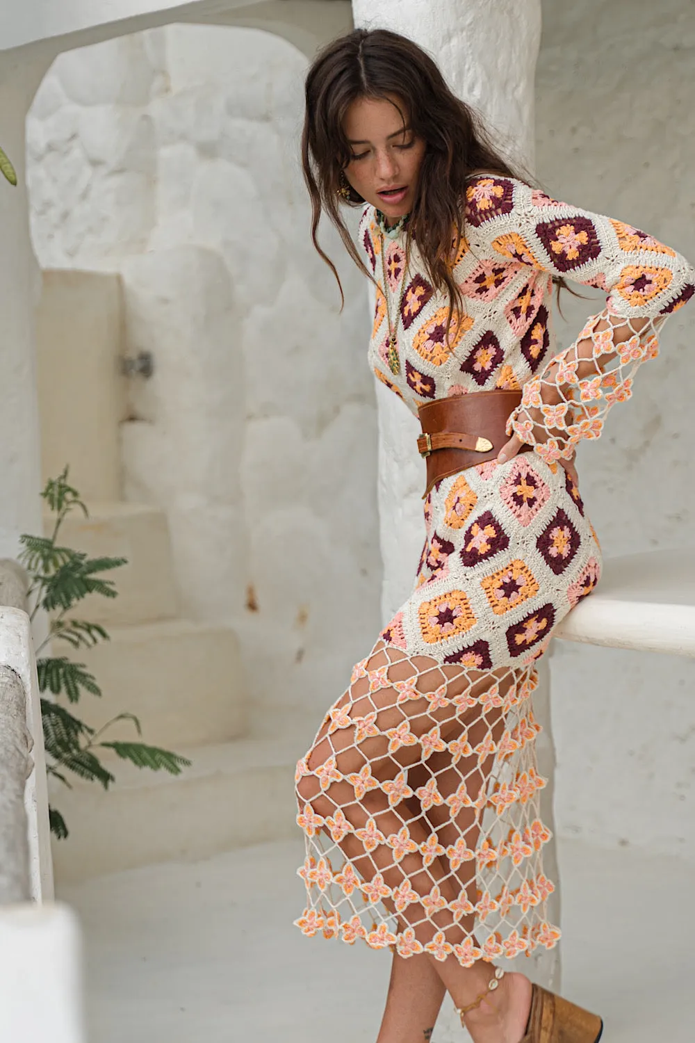 Even After All Crochet Midi Dress