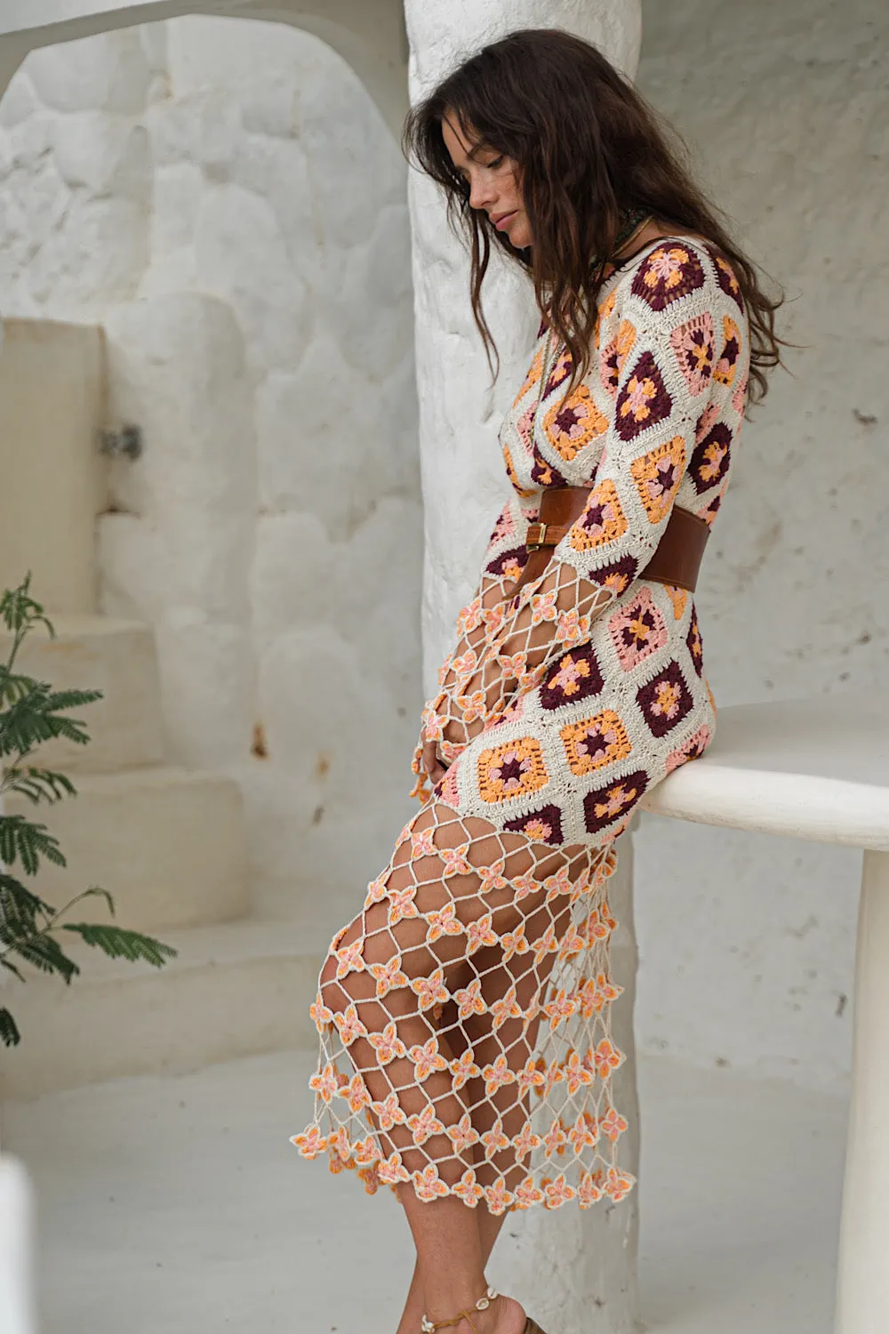 Even After All Crochet Midi Dress