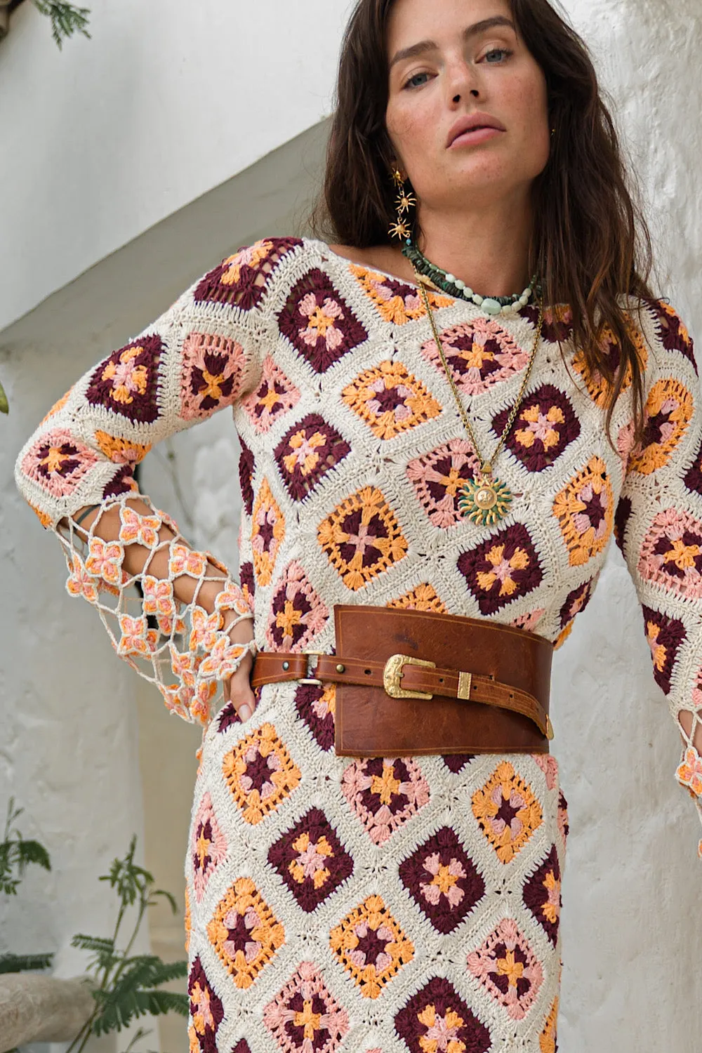 Even After All Crochet Midi Dress