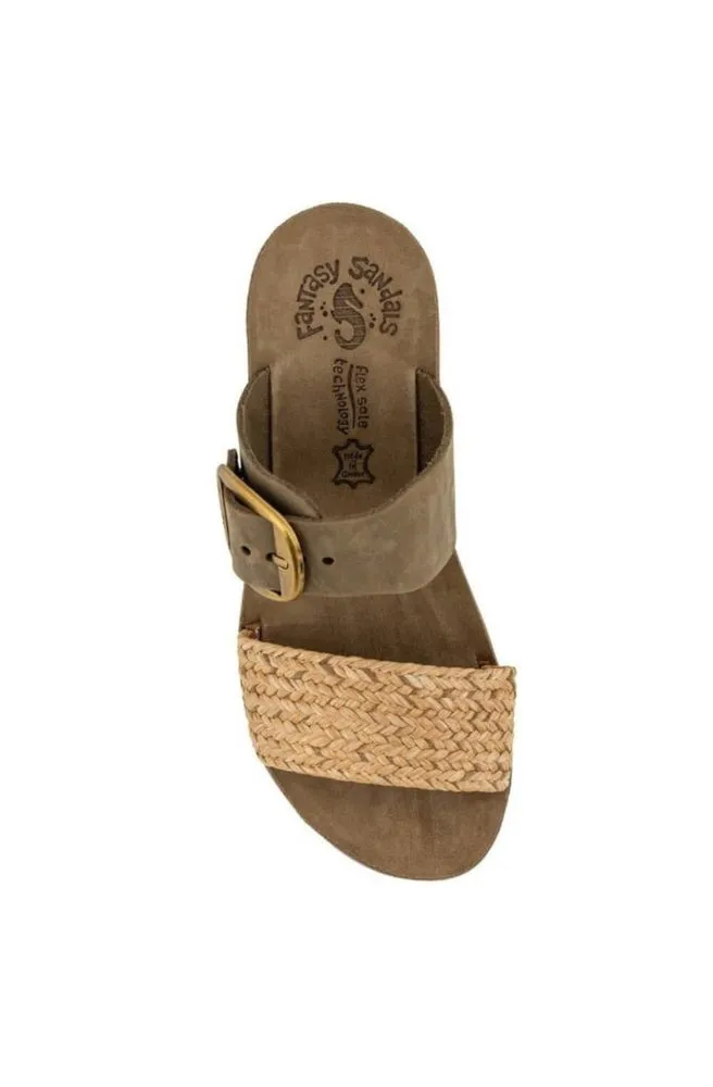 Fantasy Sandals Roxy Khaki