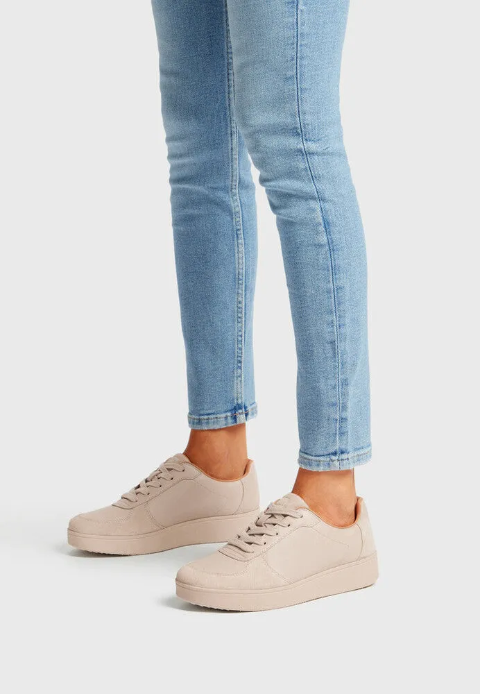 FitFlop RALLY Leather/Suede Panel Trainers