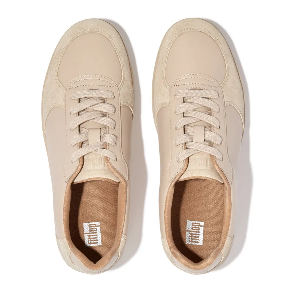 FitFlop RALLY Leather/Suede Panel Trainers