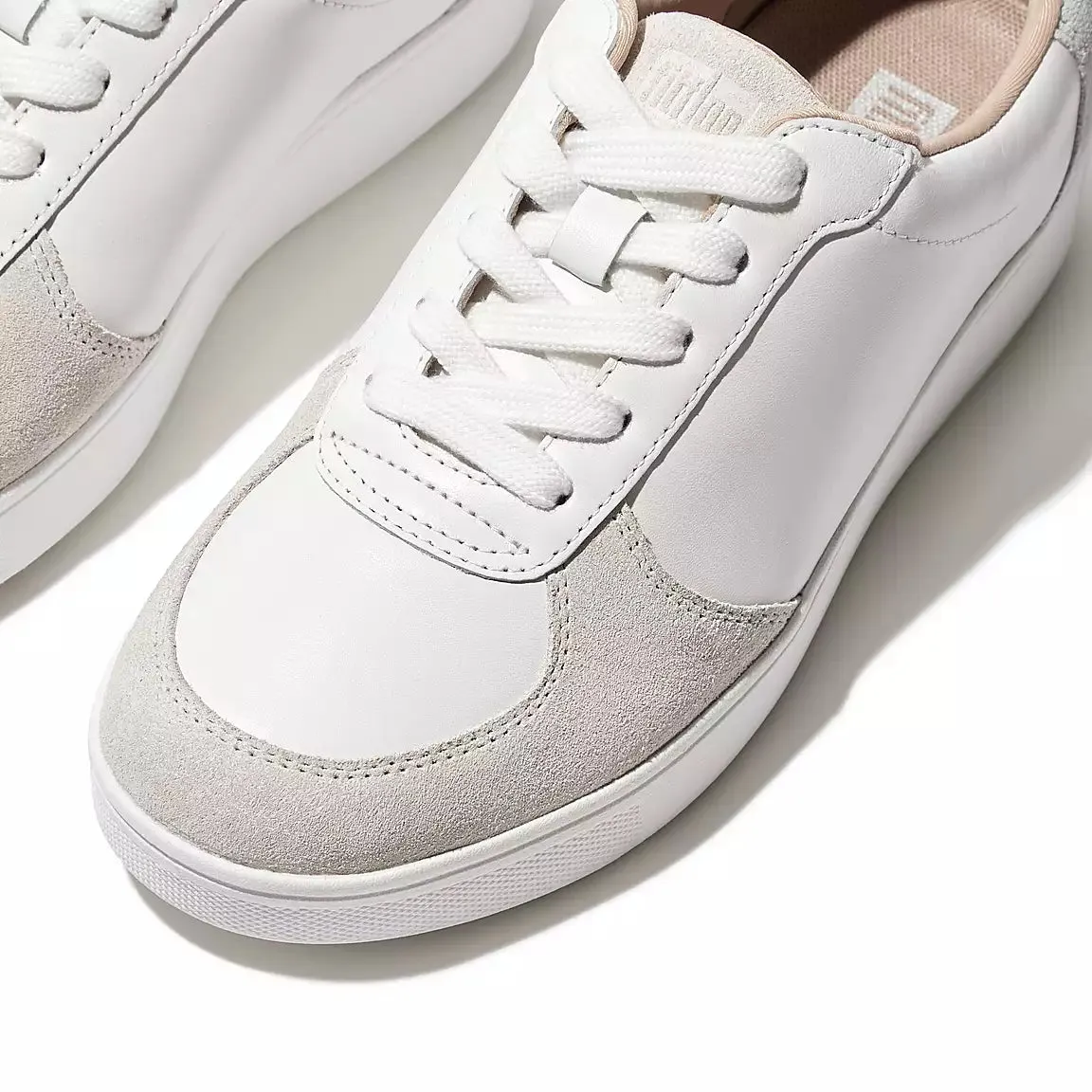 FitFlop RALLY Leather/Suede Panel Trainers