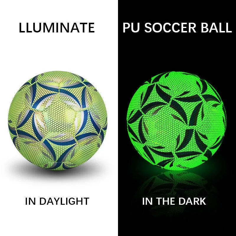 Fluoriscent Soccer Ball™ | Become a sporthero! Football Glowing Training Ball