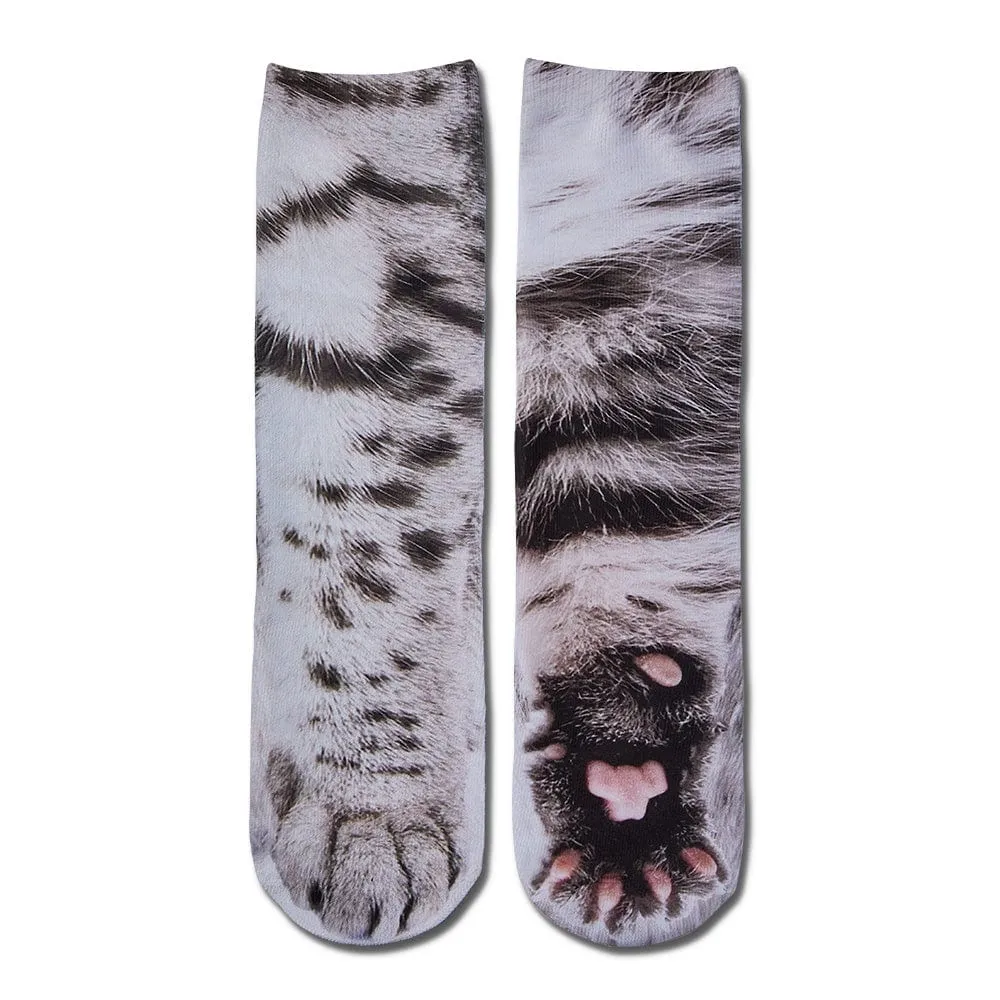 Funny 3D Print Animal Socks Feet Socks Funny Socks Gifts - Bradypus Feet