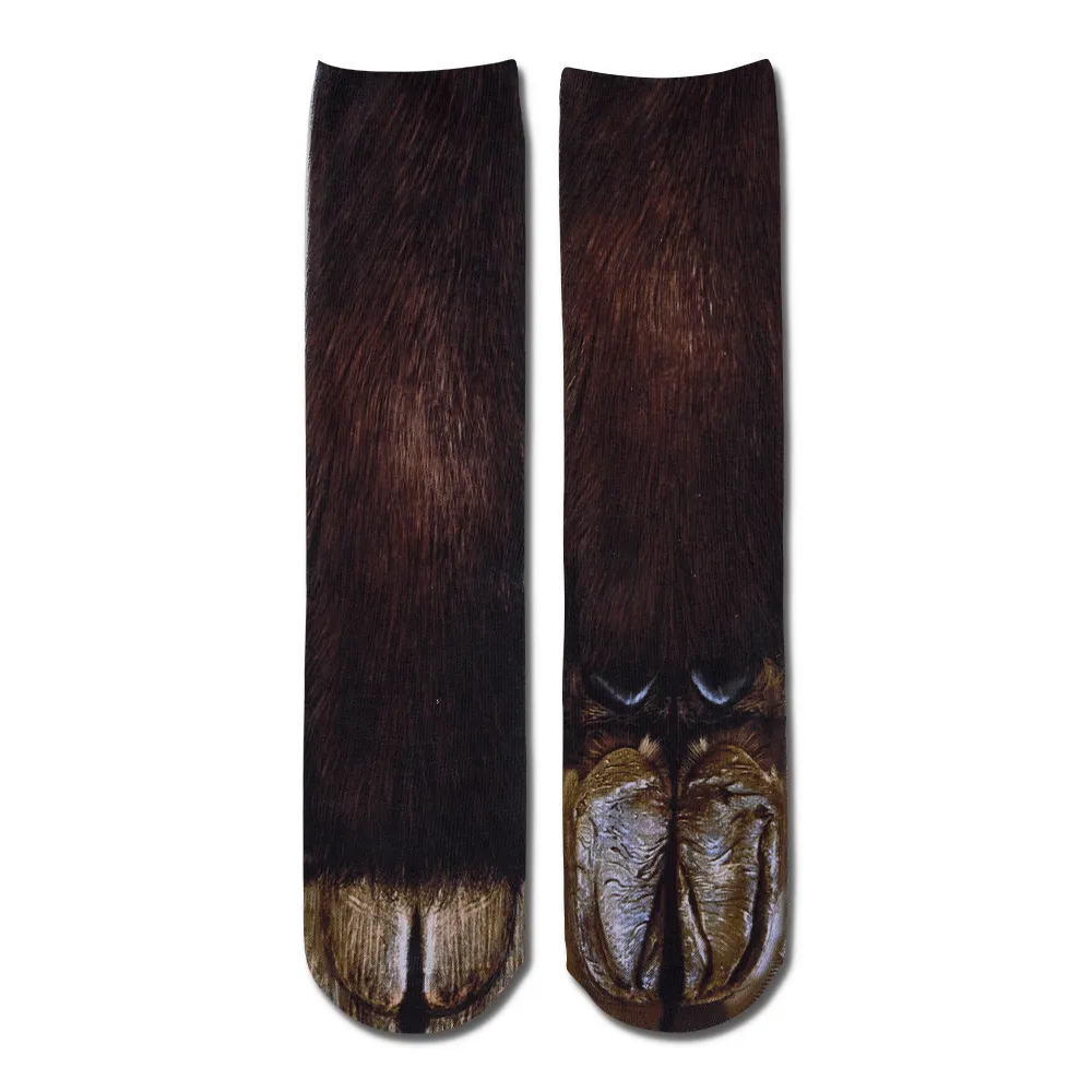 Funny 3D Print Animal Socks Feet Socks Funny Socks Gifts - Bradypus Feet