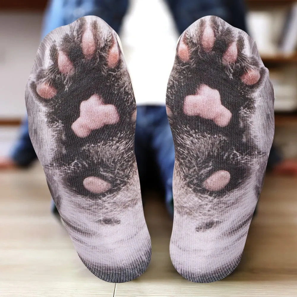 Funny 3D Print Animal Socks Feet Socks Funny Socks Gifts - Bradypus Feet