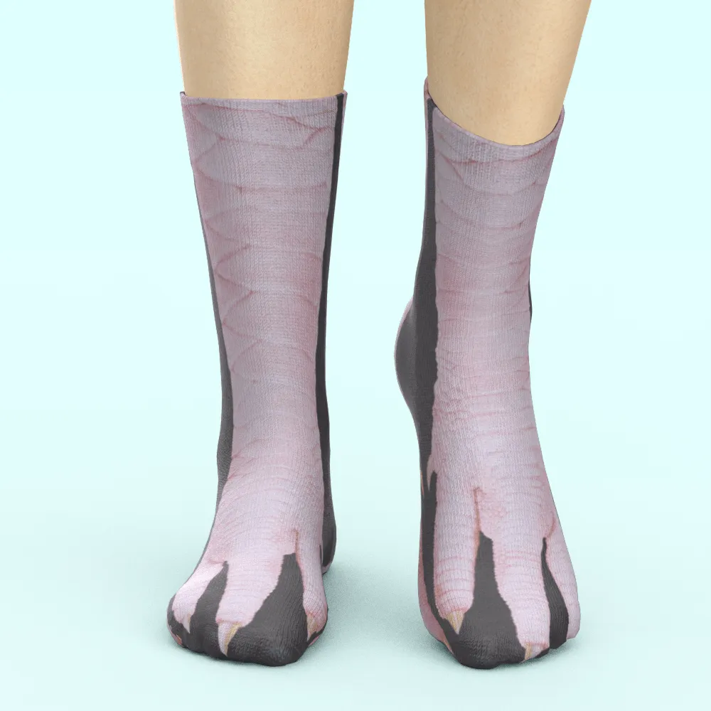 Funny 3D Print Animal Socks Feet Socks Funny Socks Gifts - Bradypus Feet