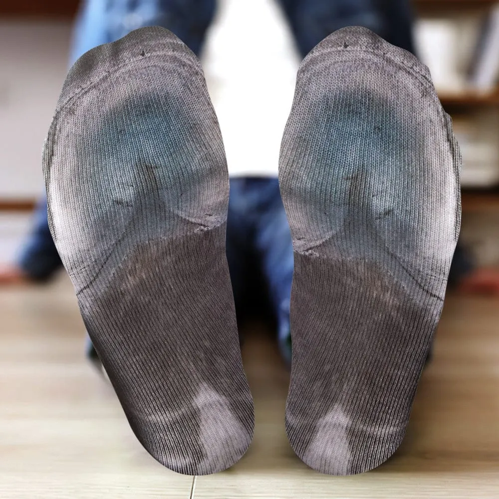 Funny 3D Print Animal Socks Feet Socks Funny Socks Gifts - Bradypus Feet