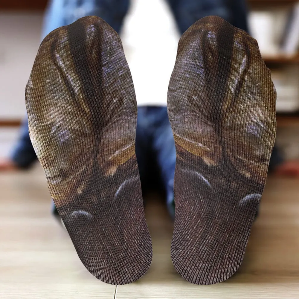 Funny 3D Print Animal Socks Feet Socks Funny Socks Gifts - Bradypus Feet