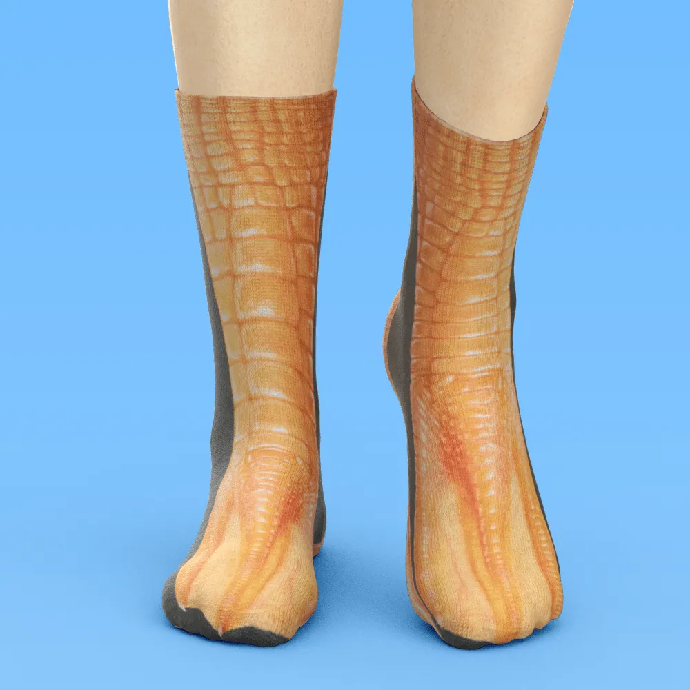 Funny 3D Print Animal Socks Feet Socks Funny Socks Gifts - Bradypus Feet