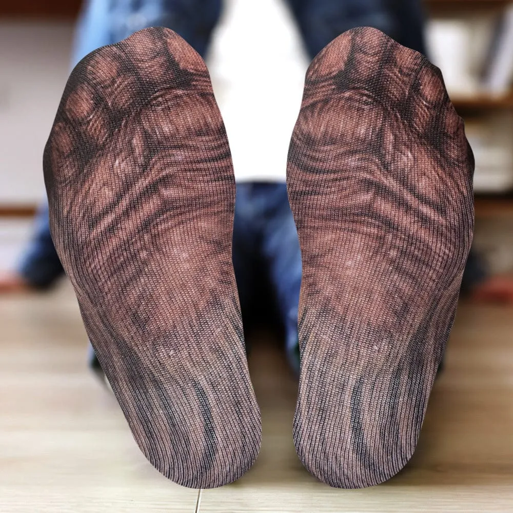 Funny 3D Print Animal Socks Feet Socks Funny Socks Gifts - Cattle Feet
