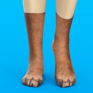 Funny 3D Print Animal Socks Feet Socks Funny Socks Gifts - Dog Feet