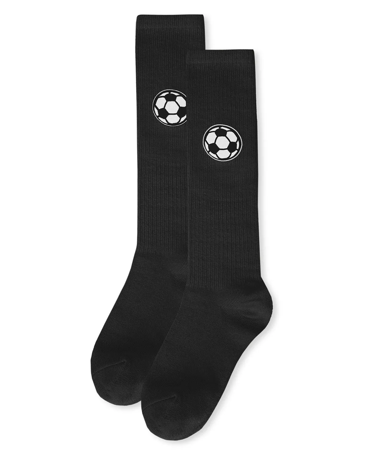 Girls Soccer Lover Cotton Blend Knee High Socks