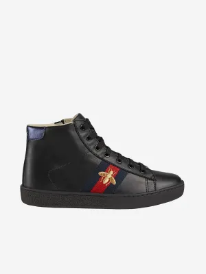 Gucci Leather High Top Trainers