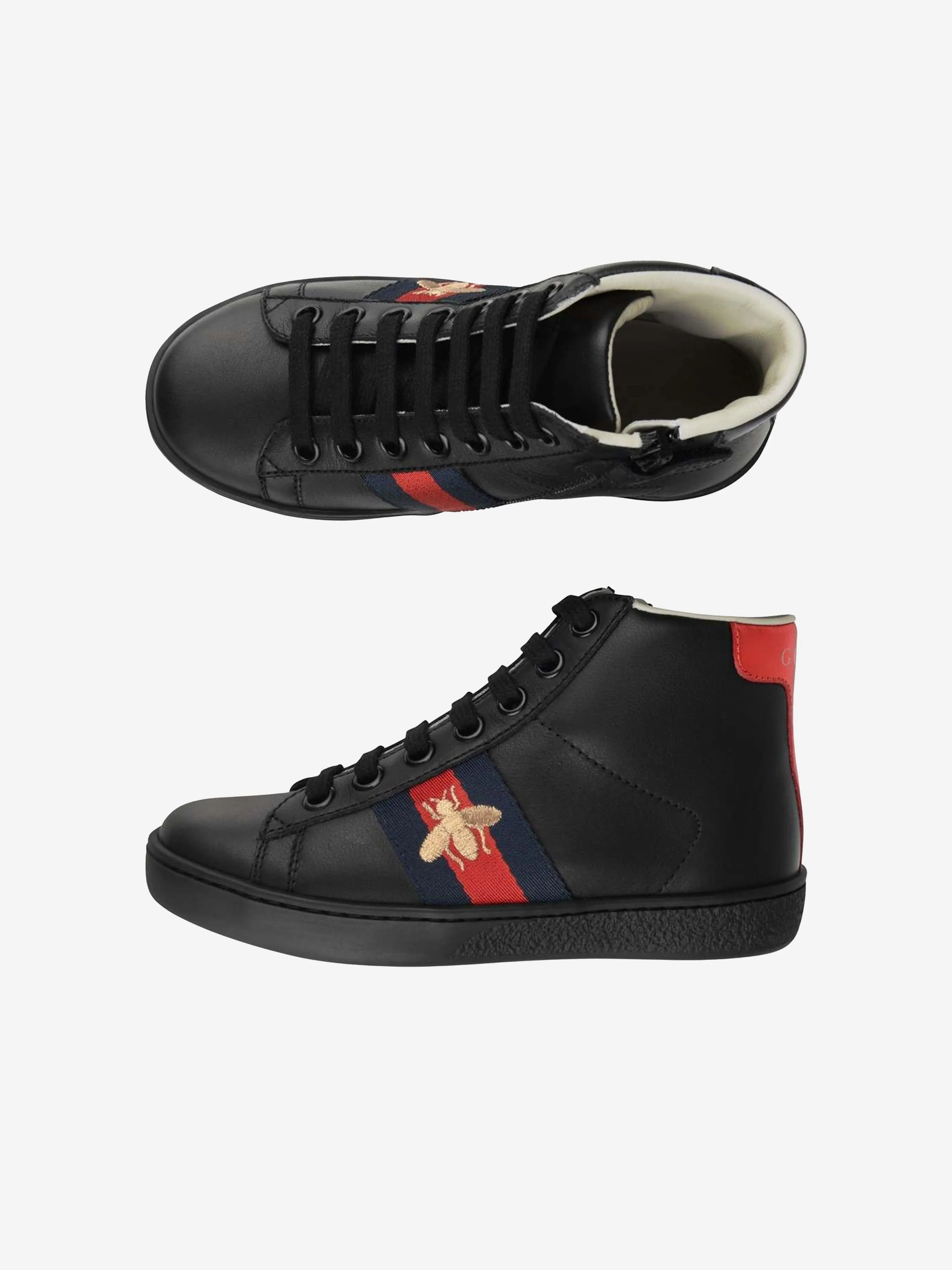 Gucci Leather High Top Trainers