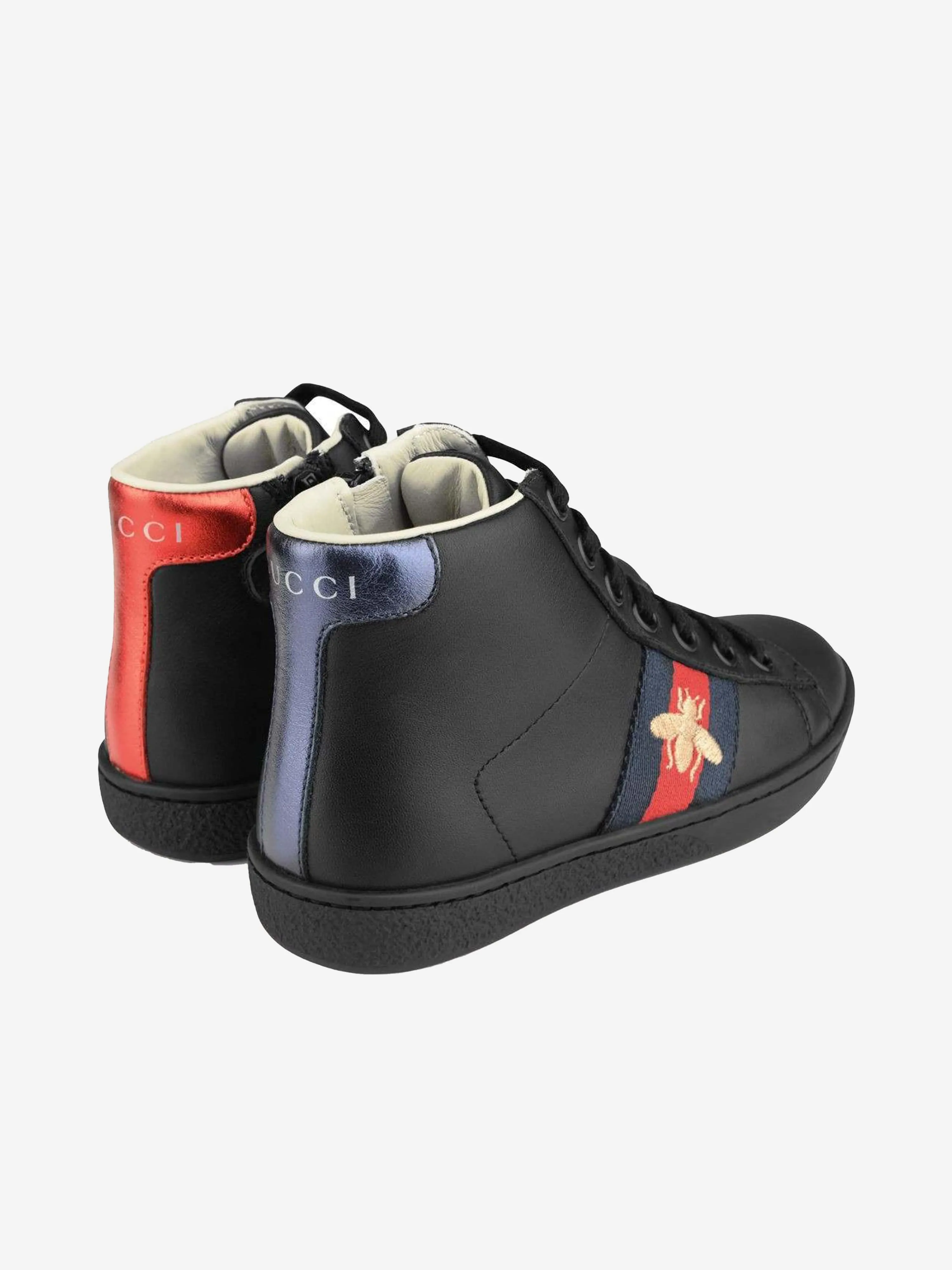 Gucci Leather High Top Trainers