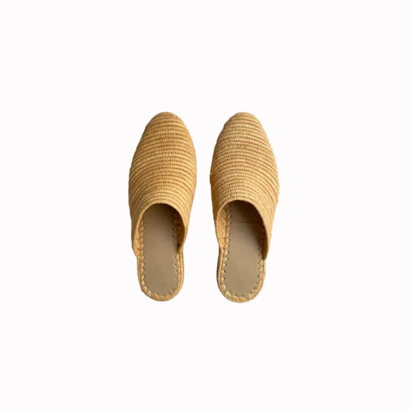 HAND MADE RAFFIA MULES