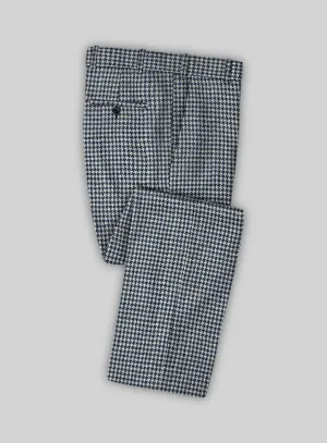 Harris Tweed Houndstooth Indi Blue Pants