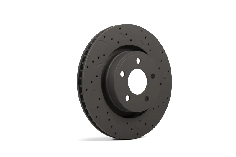 Hawk Talon Drilled and Slotted Rear Brake Rotor Set - 2003 Ford Explorer 2 Door - HTC4248