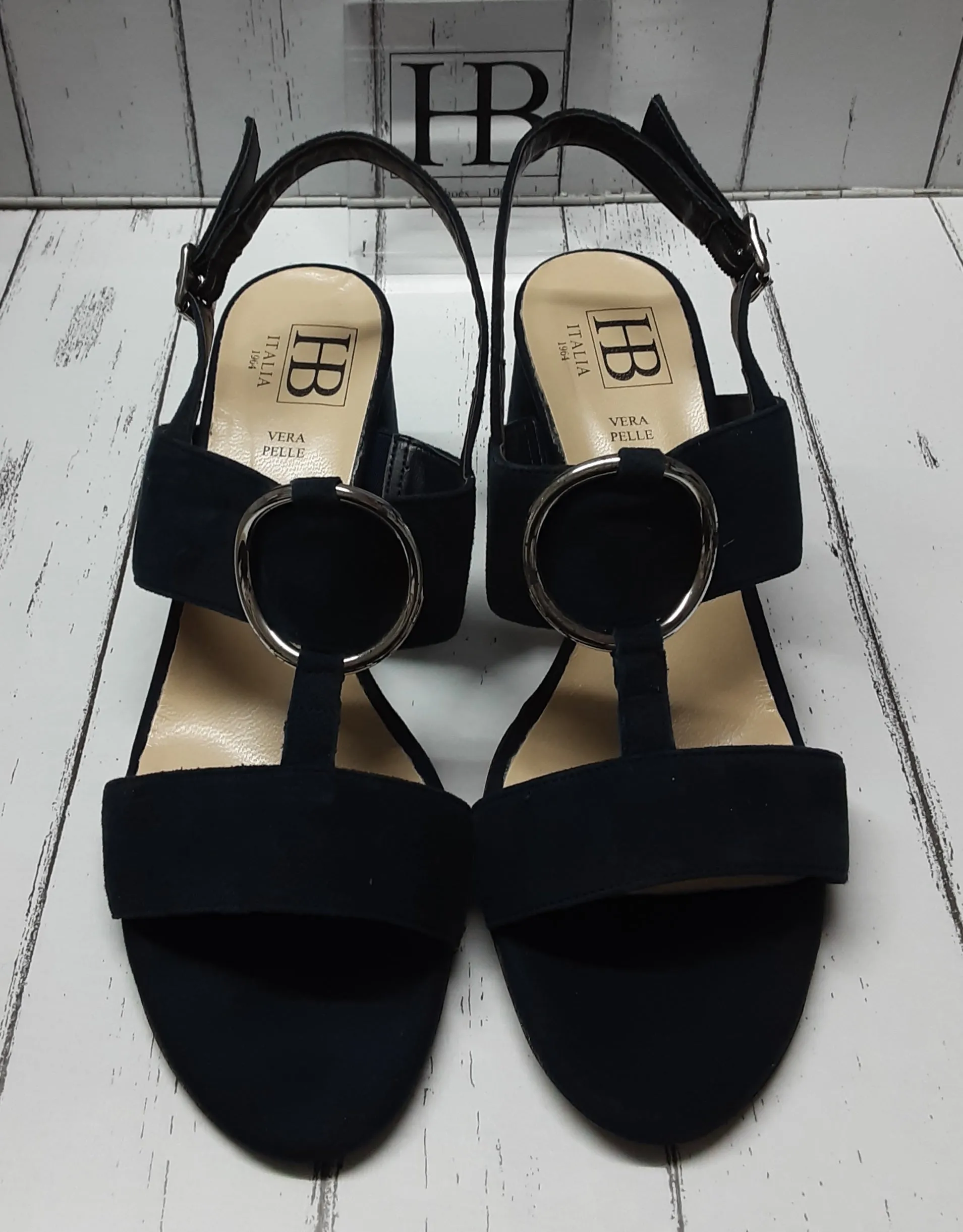 HB Italia - F1292 - VENEZIA SUEDE SANDAL - Navy