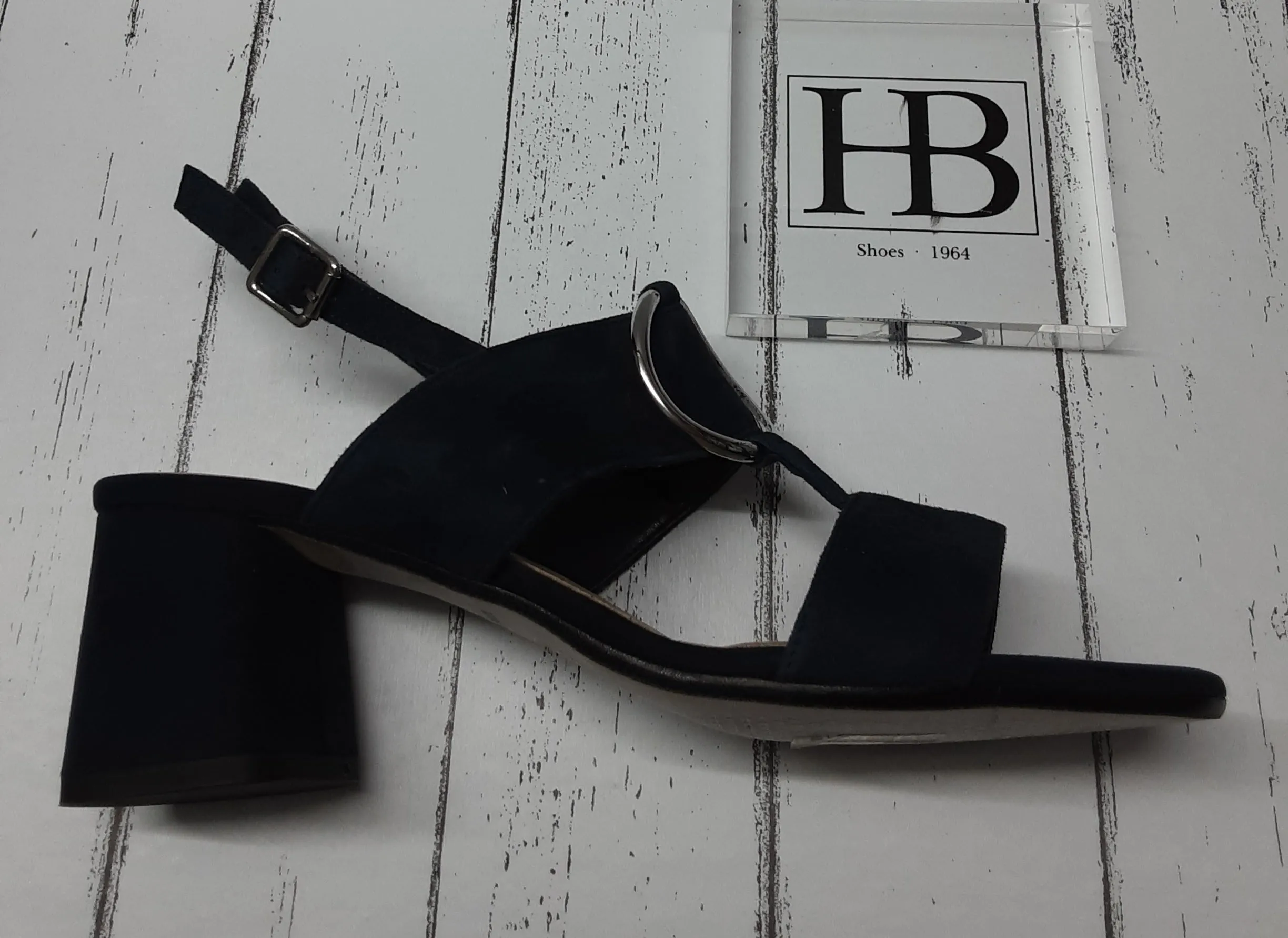 HB Italia - F1292 - VENEZIA SUEDE SANDAL - Navy