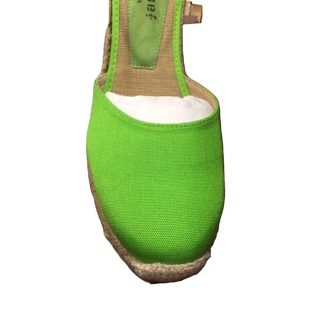 Heather Pistacchio Jon Josef Wedge Sandals