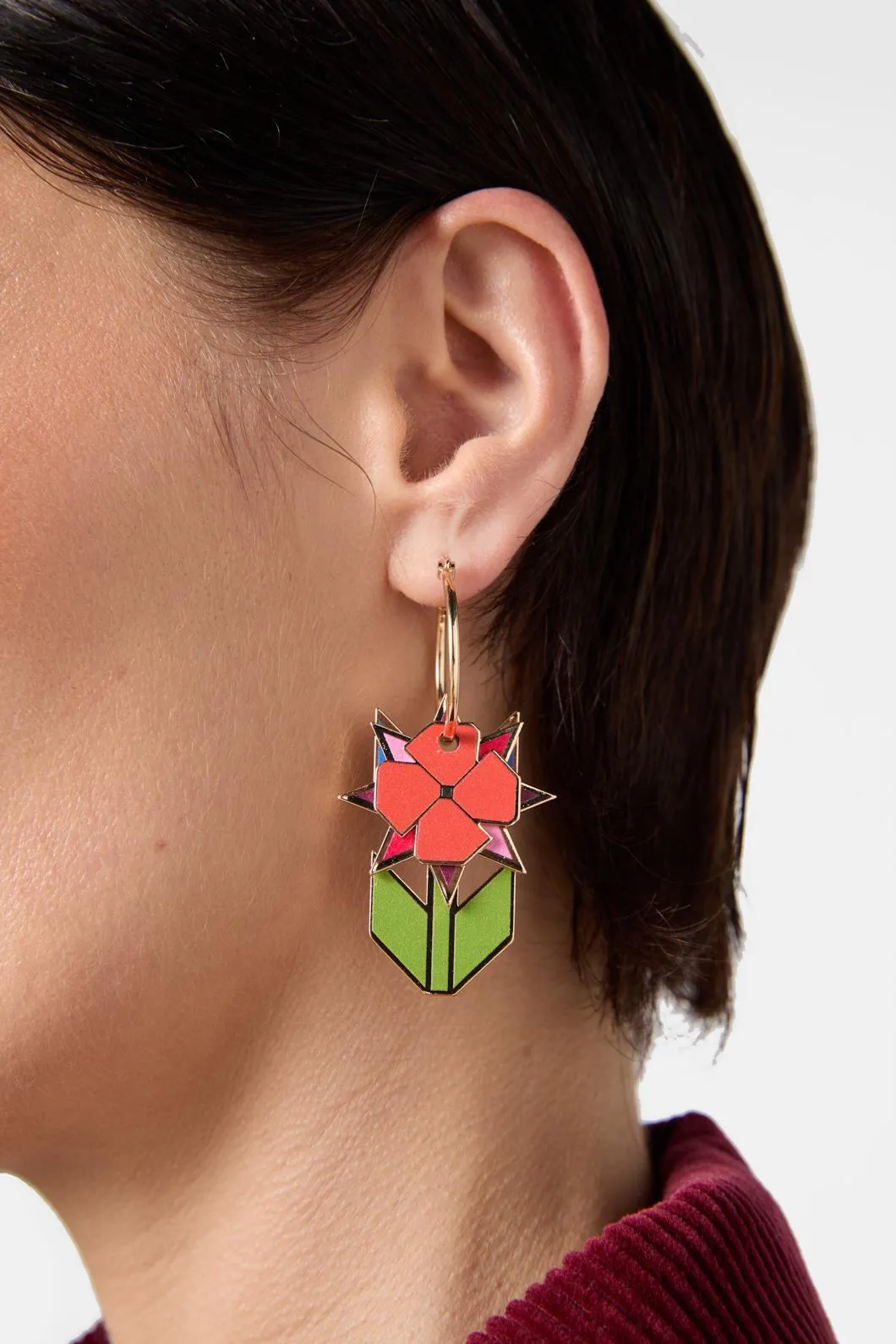 Heirloom Hoop Earring