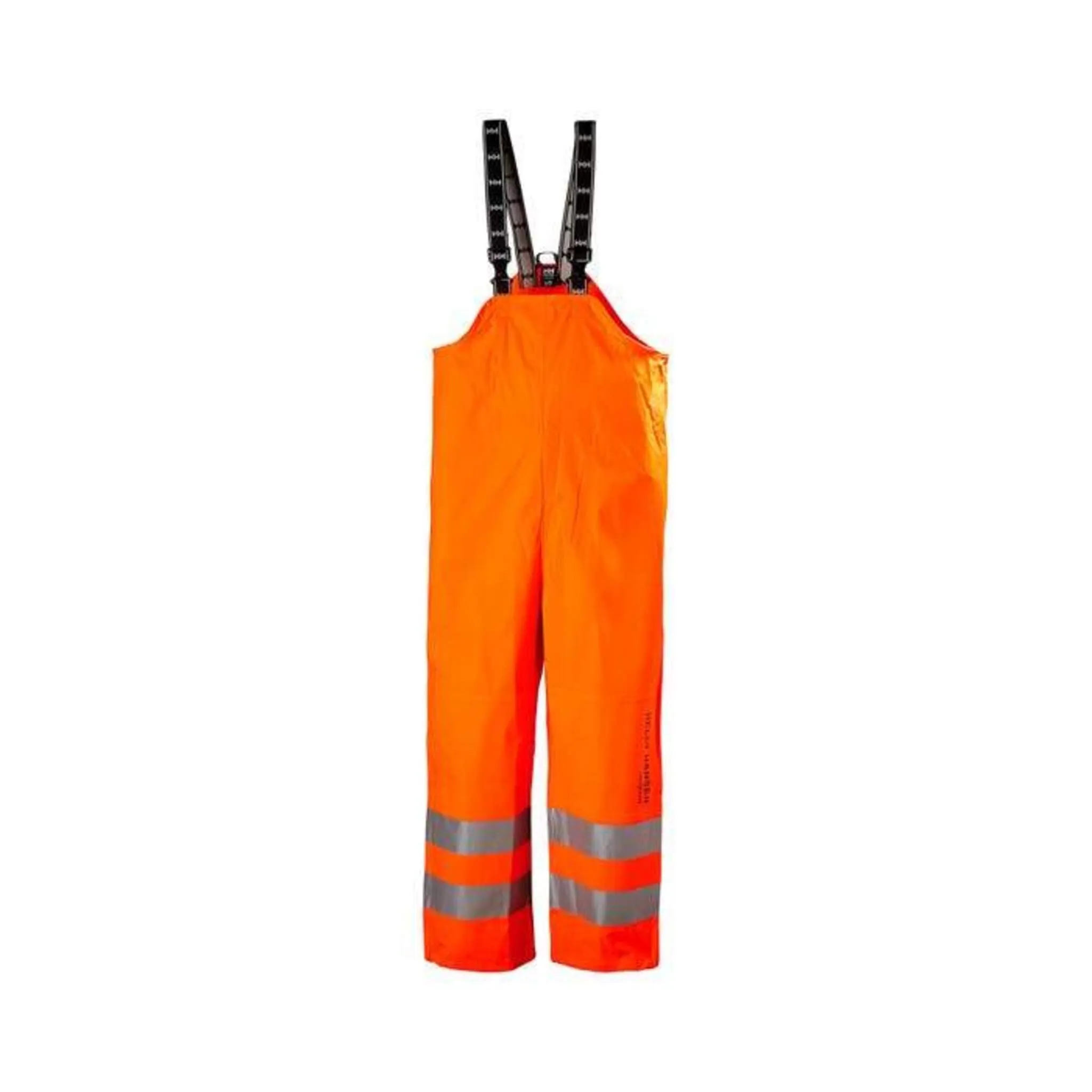 Helly Hansen Men's Hi Vis Bib Rain Pants 70570 - Alta, Flexible, Lightweight, Waterproof, Ankle Zippers, 3M Reflective, Durable, Adjustable, Construction | Sizes S-4XL