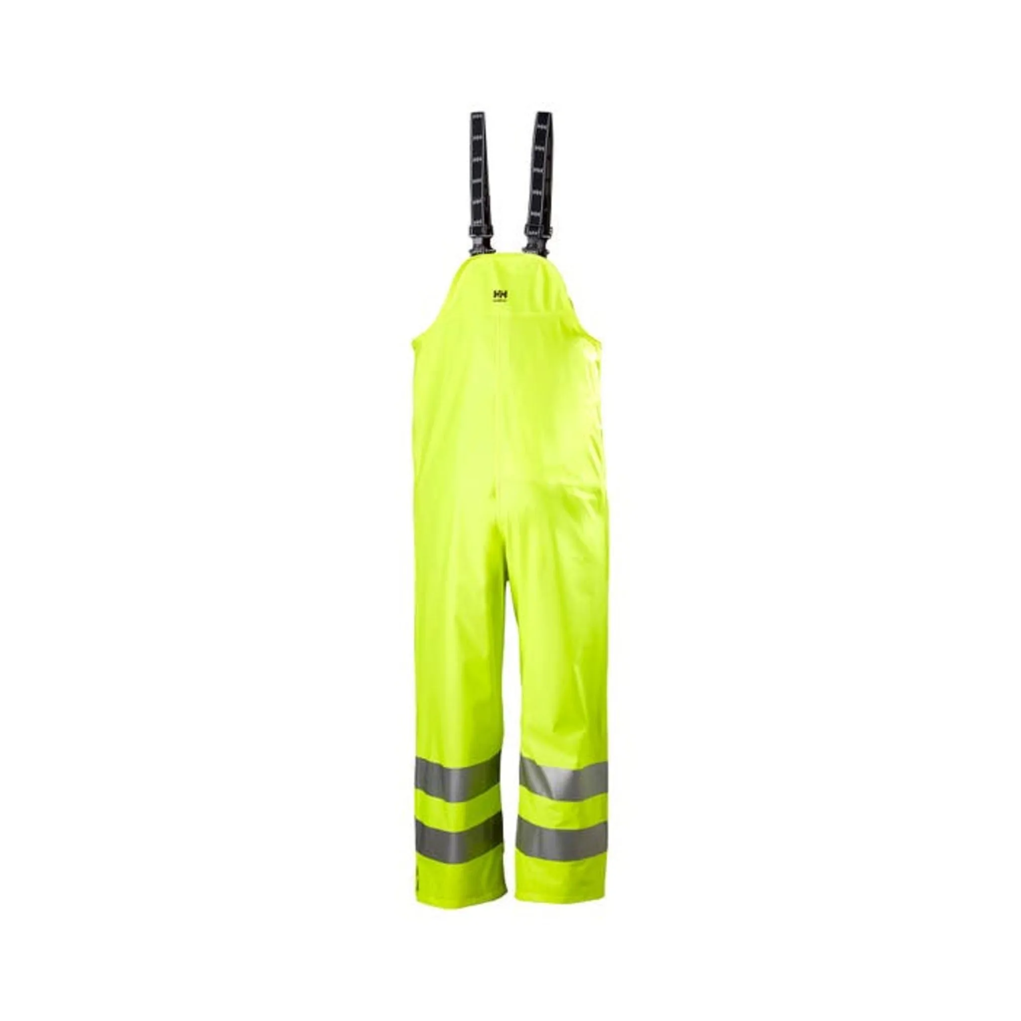 Helly Hansen Men's Hi Vis Bib Rain Pants 70570 - Alta, Flexible, Lightweight, Waterproof, Ankle Zippers, 3M Reflective, Durable, Adjustable, Construction | Sizes S-4XL