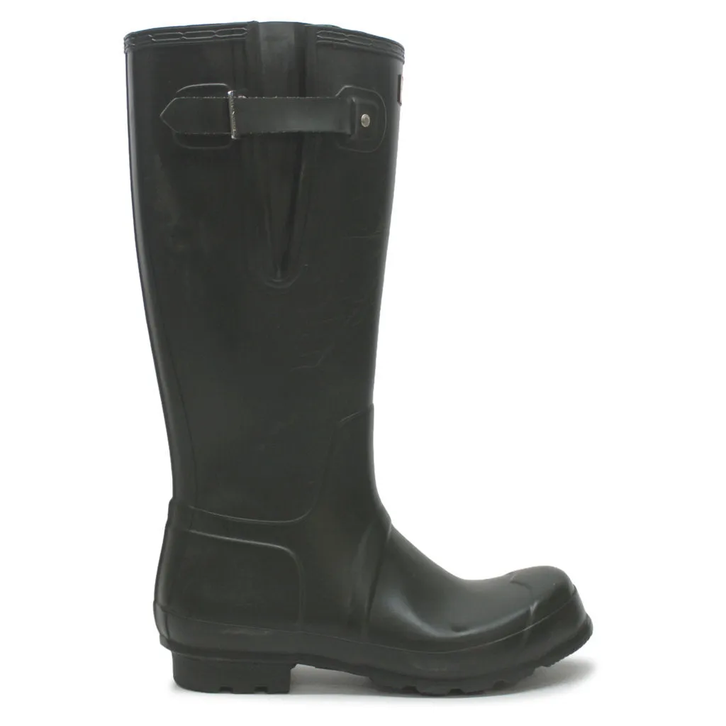 Hunter Mens Boots Original Side Adjustable Casual Buckle Wellington Rubber - UK 10