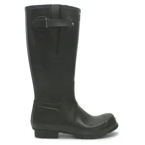 Hunter Mens Boots Original Side Adjustable Casual Buckle Wellington Rubber - UK 10