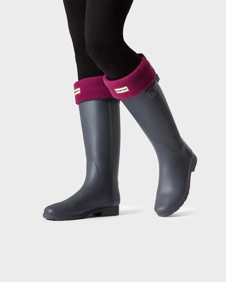 Hunter Women's Boot Socks Dark Plum