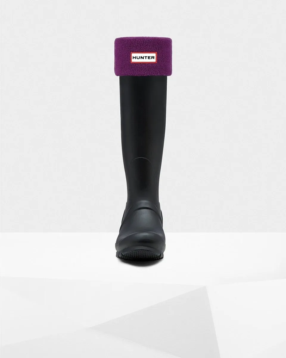 Hunter Women's Boot Socks Dark Plum