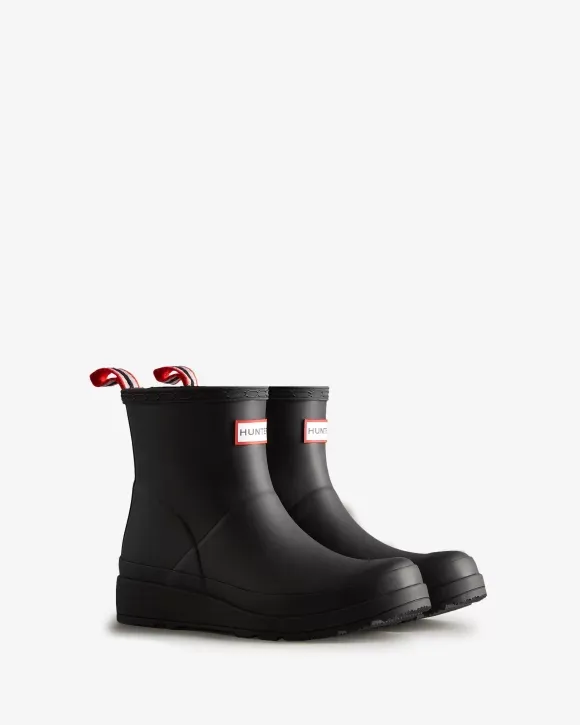 Hunter Women's Play Short Rain Boots Black WFS2020RMA BLK