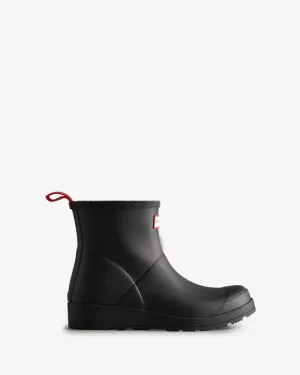 Hunter Women's Play Short Rain Boots Black WFS2020RMA BLK
